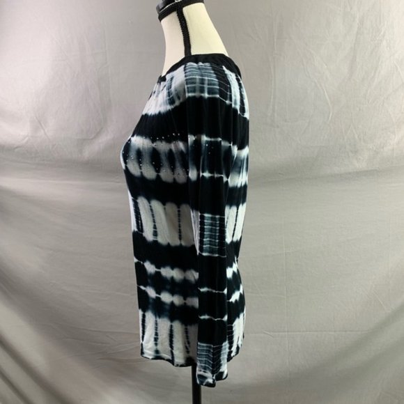 Ribbed Tye Dye Long Sleeve Tee - Picture 3 of 4